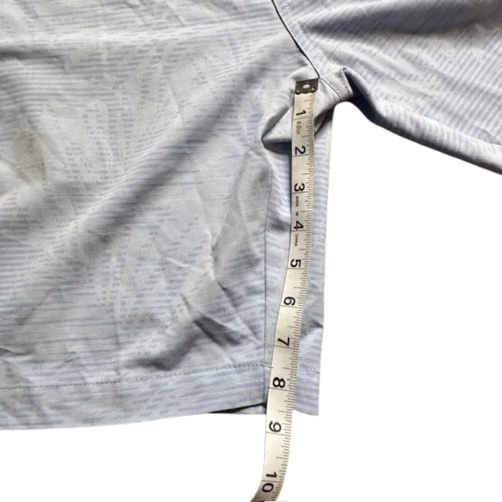 Travis‎ Mathew Mens Blue Palm Leaf Print Performance Golf Shorts Size 40 Stretch